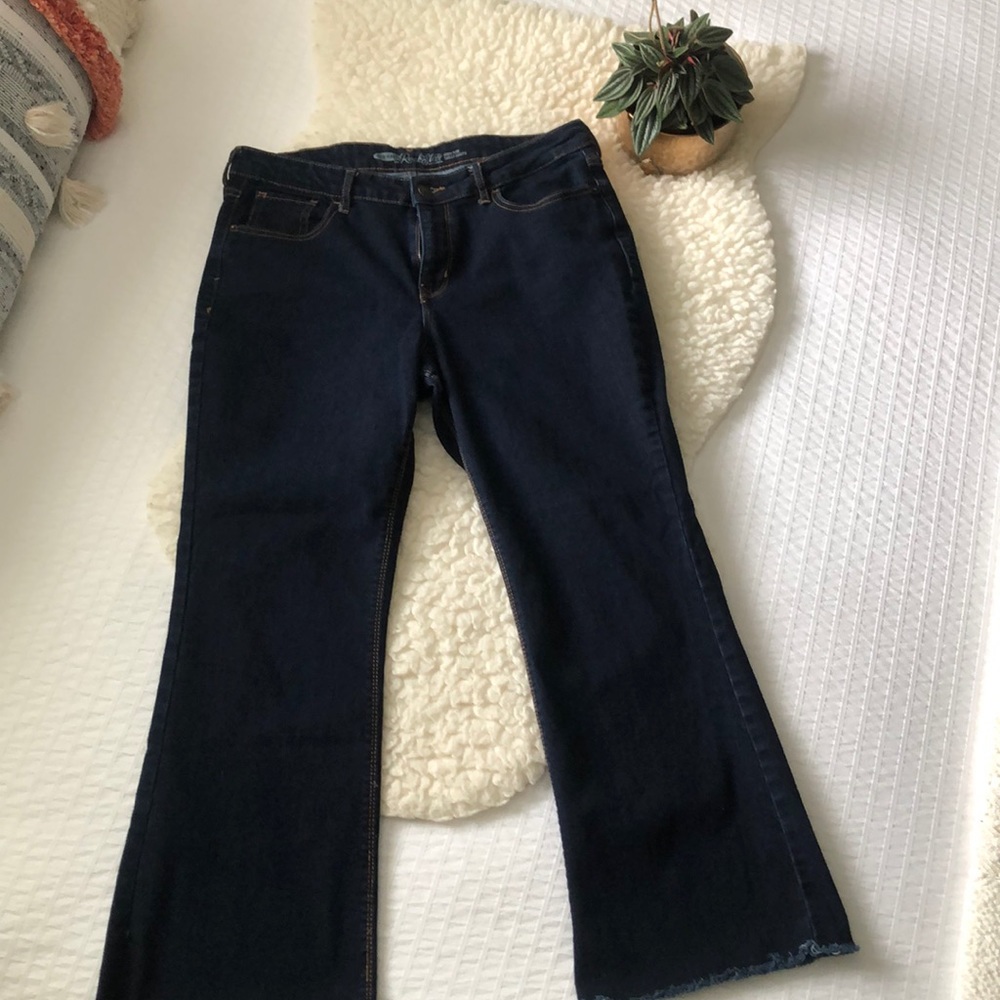 High rise dark denim 👖